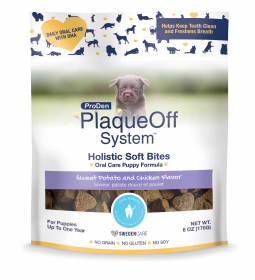 PlaqueOff Holistic Soft Bites - Oral Care Puppy Formula