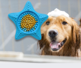 sea star dog slow feeder suction cup licking pad