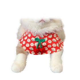 Small Dog Bandana Cherry Bibs Scarf