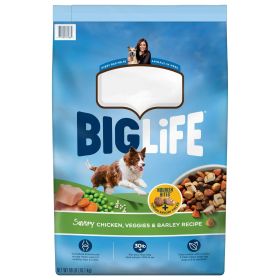 Dry Dog Food for Big Dogs; Chicken;  Veggies & Barley;  40-lb