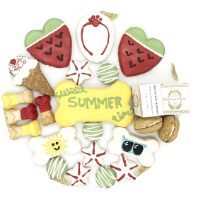 Dog Treats Gift Box Summer Theme