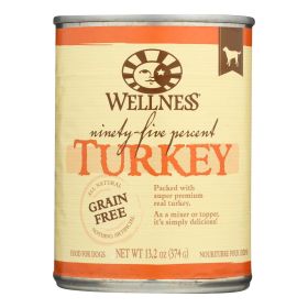 Wellness Pet Canned Dog Food -95% Turkey - Case