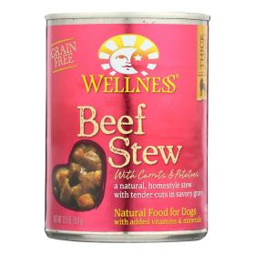 Wellness Pet Products Food-Beef With Carrot & Potatoes -Case