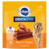 Large Dental Bones Treats for Dogs Bacon Flavor