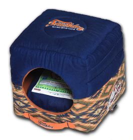 Tribal Throwback Convertible & Reversible Collapsible Dog House Bed