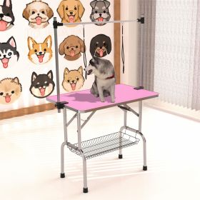 42" Folding Dog Pet Grooming Table SS Frame Rubber Mat