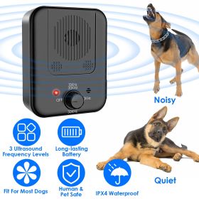 Ultrasonic Anti-barking Device Max 26.2Feet Indoor Outdoor