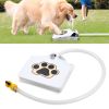 Outdoor Dog Water Fountain-Step-on Activated Sprinkler