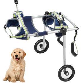 VEVOR 2 Wheels Dog Cart/Wheelchair for Back Legs,