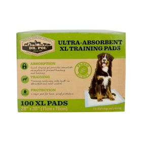 Ultra-Absorbent X-Large Fresh Scent Training Pads - 100 Count - 30x28