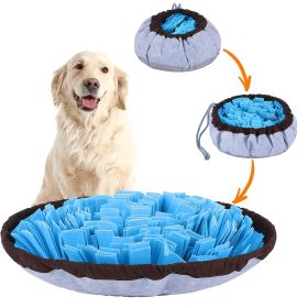 Adjustable Snuffle Foraging Mat Dog Mental Puzzle Interactive Toy