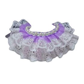 Beads Princess Retro Style Lace Collar Handmade Dog Necklace 8.2-11.2