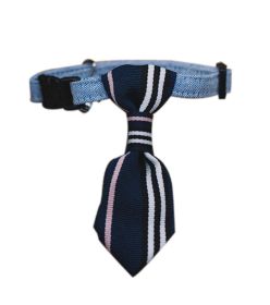 Adjustable Neck Tie Decorative Gentleman Dog Collar 6-11 Inches