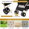 Dog Stroller Removable Seat Carrier Foldable 3-In-1