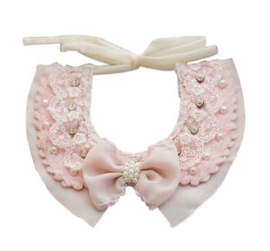 Bowknot Dog Collar Princess Costume Decor Accessories