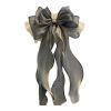 Knotbow Dog Scarf Lace Necktie Blue Grey Metallic