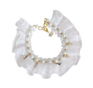 Luxurious Pearls Collar Decorative Necklace 10-12 inches