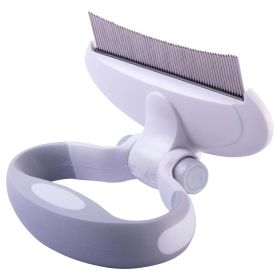 'Gyrater' Travel Swivel Curved Dog Grooming Pin Comb