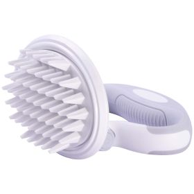 Dog Brush 'Gyrater' Swivel Travel Silicone Massage