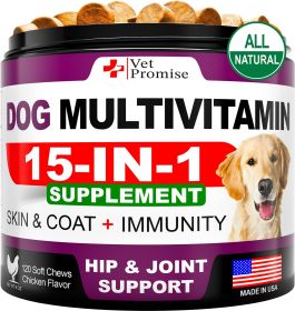 Dog Multivitamin Chewable w/ Glucosamine Joint Support-Immunity