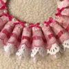 Retro Lace Collars European Style Beads Handmade Dog Necklace 8.2-11.2"