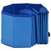 Dog Swimming Pool Blue 47.2"x11.8" PVC Foldable