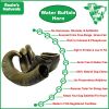 Water Buffalo Horn-  Dog Dental Treats & Chews-2 COUNT-15 oz