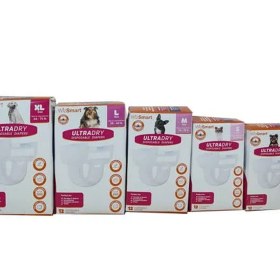 WizSmart UltraDry Disposable Diapers (Color: White, Size: XS)