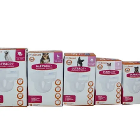 WizSmart UltraDry Disposable Diapers (Color: White, Size: Large)