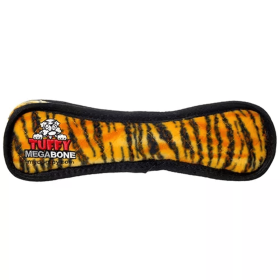 Tuffy Mega Bone (Color: Orange & Black, Size: Mega)