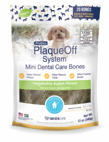 PlaqueOff - MINI Dental Care Bones (Type: Vegetable Fusion)