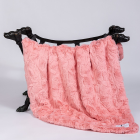 Cuddle Dog Blanket (Color: Peach, Size: Throw)