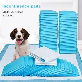 Training  Pads Super Absorbent Leak-proof w/ Quick-dry Surface (Metal Color: Blue, Size: 40pcs 60x60cm)