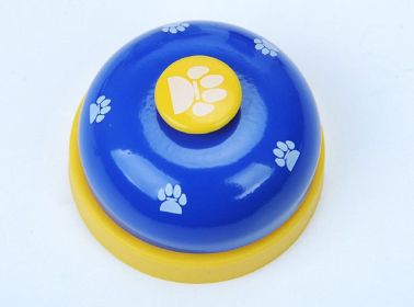 Training Clicker Non Skid Base, Potty Dog Training Clock (Color: Blue)