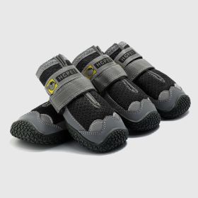 Waterproof Socks Non-Slip-3M Reflective Adjustable Strap (Color: Black, Size: XL)