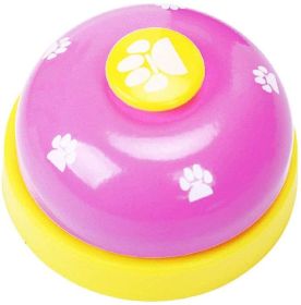 Training Clicker Non Skid Base, Potty Dog Training Clock (Color: pink)