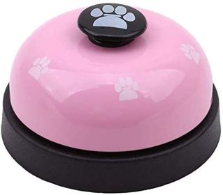 Training Clicker Non Skid Base, Potty Dog Training Clock (Color: Light Pink)