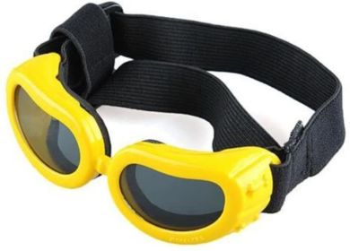 Goggles UV Protection Waterproof Windproof Anti-Fog Eye Glasses (Color: Yellow)