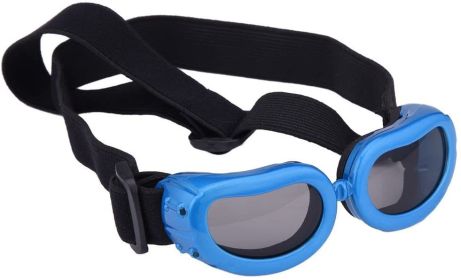 Goggles UV Protection Waterproof Windproof Anti-Fog Eye Glasses (Color: Blue)