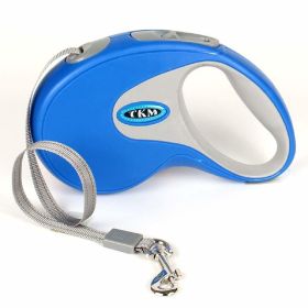 Retractable Dog Leash w/ Automatic Break & Lock System (color/length: blue 3M)