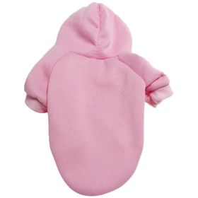 Sweatshirt W/ Hoodie; Machine Washable Sweater (Color: pink, Size: XXL)