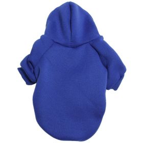 Sweatshirt W/ Hoodie; Machine Washable Sweater (Color: Blue, Size: M)