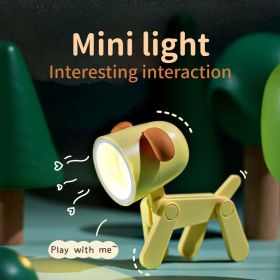 Mini Cute Dogs Designer Led Night Light Toy Gifts For Christmas (Color: pink)