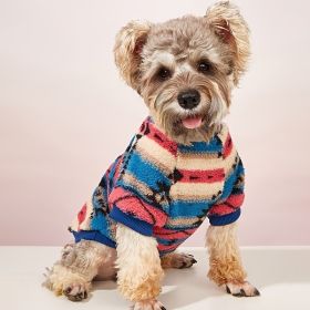 Warm Dog Sweater Hoodie For Cold Weather (Color: Mixed Color, Size: XL)