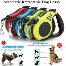 Automatic Retractable Dog Leash Collar Automatic Walking Lead FreeLeash (Length: 3m, Color: Blue)