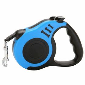 Automatic Retractable Dog Leash Collar Automatic Walking Lead FreeLeash (Length: 5m, Color: Blue)