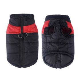 Dog Winter Coat Waterproof Dog Jacket (Color: Red, Size: 6XL)