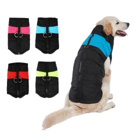 Dog Winter Coat Waterproof Dog Jacket (Color: Blue, Size: 6XL)