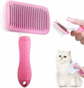 Dog Hair Remover Comb For Long Hair (Color: Blue)