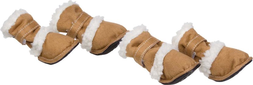 Shearling "Duggz" Dog Shoes (Size: Small)